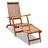 vidaXL Liegestuhl 56 x 167 x 75 cm braun klappbar