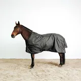 Regendecke Allweather Combo wasserdicht Pferd/Pony schwarz 1200D