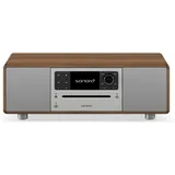 Sonoro Kompaktanlage Prestige SO-3310-200-WA walnuss silber