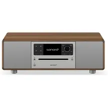 Sonoro Kompaktanlage Prestige SO-3310-200-WA walnuss silber