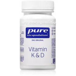 Pure Encapsulations Vitamin K & D Kapseln zur Unterstützung der Knochen-, Gelenks- und Zahngesundheit 60 KAP