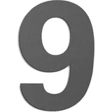 CMD G9 anthrazit groß Hausnummer