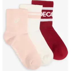 Socken Low 3er-Pack - rosa/weiß WEISS|quarzrosa|pomelorosa 35/38