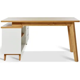 Jahnke Eckschreibtisch 60AU2 / Libre D 240E Holzoptik Braun Eiche