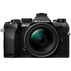 OM SYSTEM OM-5 Mark II Schwarz + 12-45 mm F/4.0 Pro | ✔️ Kostenloses Abenteuer-Paket | +5 Jahre kostenlose Garantie