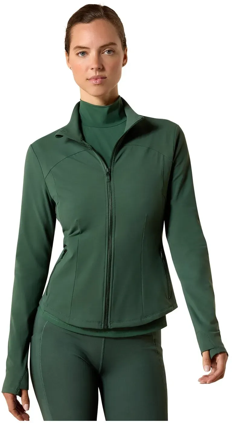 ARIAT Full-Zip Sweatshirt Solveil monstera XS