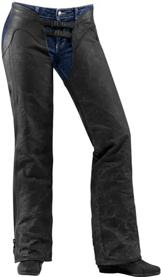 Icon Hella, Textil-Chaps Damen - Schwarz - XS