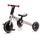 Kinderkraft 4TRIKE Dreirad 3 in 1, Leicht Rutscher, Laufrad, Zusammenklappbar, ergonomische Sattel, ab 12 Monat bis 5 Jahre, Grau, 69