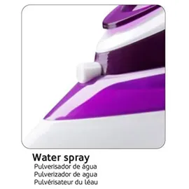 Haeger Pro Glider Dampfbügeleisen 2600 W lila/weiß