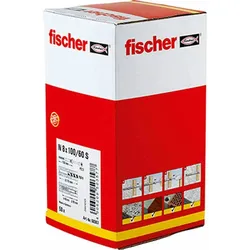 FISCHER N 8 x 100 S  N 8 x 100/60 S Nageldübel mit Senkkopf und Nagelschraube,