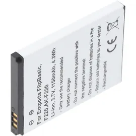 AccuCell AK-F220 Akku für Emporia F210, F220, Flip basic, Emporia FLIPbasic SD474050A