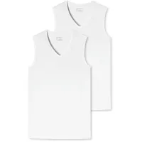SCHIESSER T-Shirt 2er Pack in weiß | Gr.: L