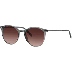Sonnenbrille MARC O'POLO "Modell 506183", Damen, grau (grau, braun), Brillen, Panto-Form