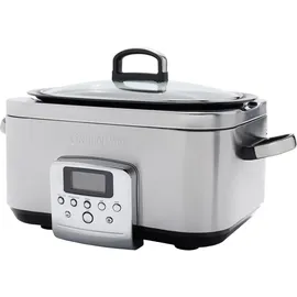 GreenPan Slow Cooker silber Multicooker