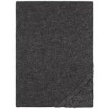 biberna Spannbettlaken Melange-Flanell 140 x 200 - 160 x 200 cm titanium