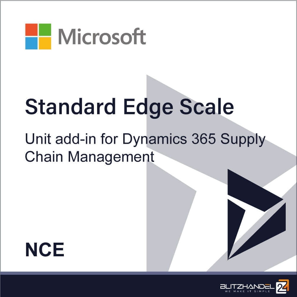 Standard Edge Scale Unit add-in for Dynamics 365 Supply Chain Management (NCE)