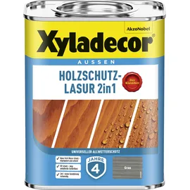 Xyladecor Holzschutz-Lasur 2 in 1 750 ml grau