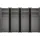 Musterring Drehtürenschrank Isabelle 393,1 x 216 x 58 cm Grau/Schwarz