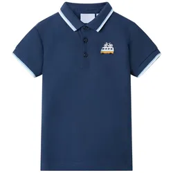 Kinder-Poloshirt Dunkelblau 116