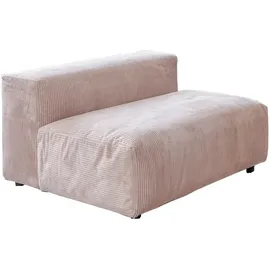 KAWOLA Sessel MIA Cord 72 x 71 x 70 cm Braun mit Kissen