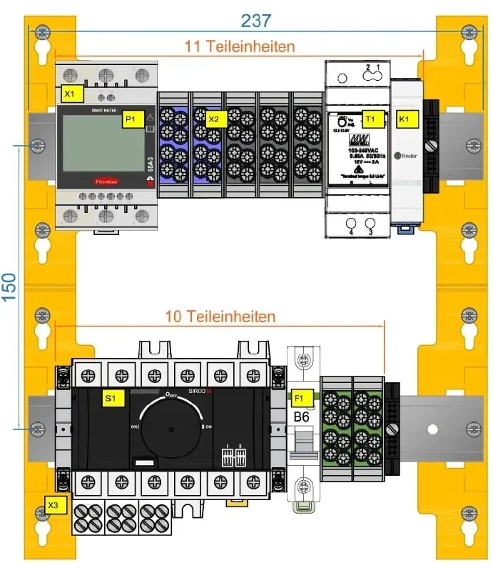 enwitec electronic Umschalteinrichtung 3PH_FRO_MTS-3P-3PH