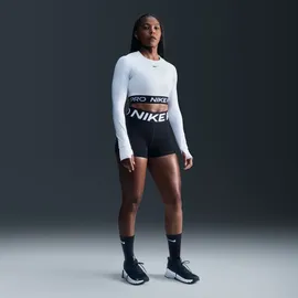 Nike Pro Sculpt High-Waist 3" kurze Leggings Damen 010 black/white L