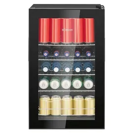 Bomann KSG 7287 Getränkekühlschrank (63 l, 740 mm hoch, Schwarz)