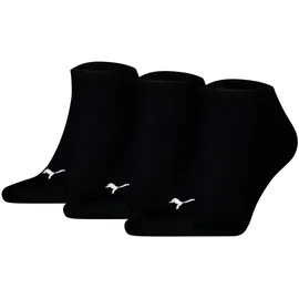 Puma Socken Sneaker Plain 3P 3 Paar Schwarz 43-46