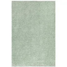 Carpet City Shaggy", grün, B:60cm H:30mm L:110cm, Polypropylen, Teppiche Auch als Läufer, Langflor, Uni, Shaggy, flauschig-weich