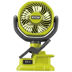 Ryobi Akku Clip-Ventilator ONE+ 18 V | Trommeldurchmesser 10 cm | RCF18-0 | ohne Akku & Ladegerät