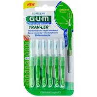 sunstar GUM TRAV-LER 1,1mm Tanne grün Interdental+6Kappen