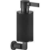 GESSI Inciso Seifenspender zur Wandmontage, Behälter matt schwarz, 58514299, Farbe: Schwarz XL