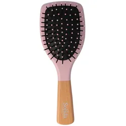 Solida Mini Paddle Brush Rosa Spitze Print