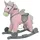 Chipolino Schaukeltier Einhorn Sound Räder Holz Steigbügel sattelförmiger Sitz rosa