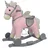 Chipolino Schaukeltier Einhorn Sound Räder Holz Steigbügel sattelförmiger Sitz rosa