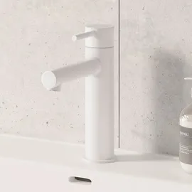 Herzbach Siro L-Size Waschtischarmatur Weiß Matt