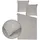 Traumschlaf Eschle grey 155 x 220 cm + 80 x 80 cm