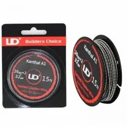 UD Twisted Clapton Coil Draht 2x26AWG + 32AWG (1,78€/pro m)
