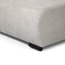 beautysofa Ecksofa BENNY Polyester U-Form 3-Sitzer Beige