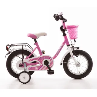 12,5 Zoll RH 23 cm rosa/weiß