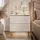 lookway Nachtschrank AURORA II 50 x 37 x 53 cm Weiß