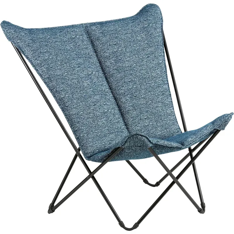 Lafuma gepolsterter, breiter Butterfly Chair Bezug Sunbrella Farbe Cobalt LFM2859-9538