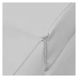 vidaXL Chaiselongue Kunstleder 58,4 x 72 x 114,7 cm Weiß