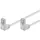 goobay 96060 CAT 5e Patchkabel 2x 90° Gewinkelt, F/UTP, Weiß