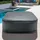 Intex Spa Cover schwarz 196x196x72 cm