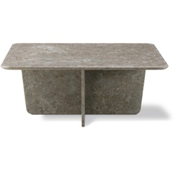 Fredericia Tableau Couchtisch, 100 x 100 cm, dark atlantico limestone