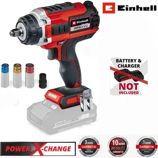 Einhell Professional Akku-Schlagschrauber IMPAXXO 18/450 Solo 18V 3-Gang-Getriebe, Bürstenloser Motor