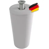 BAUHELD Rolladenstopper 40mm Offen 8 Stück Hellgrau