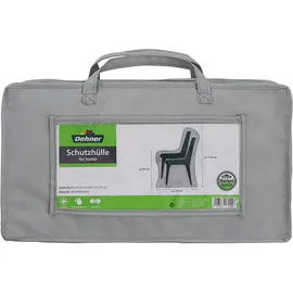 Dehner Abdeckung für Gartenstuhl 110 x 70 x 70 cm Grau