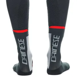 Dainese Thermo Mid Socken 2 Paar Schwarz/Rot 36-38